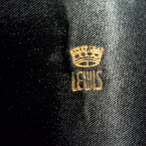 Black patent vintage Lewis box purse bag crossbody - Picture 3 of 12